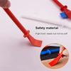 4PCS Polypropylene Glue Spreader Set - DIY Handcraft Tool for Glue Removal, Leather Craft & Paint Scraping