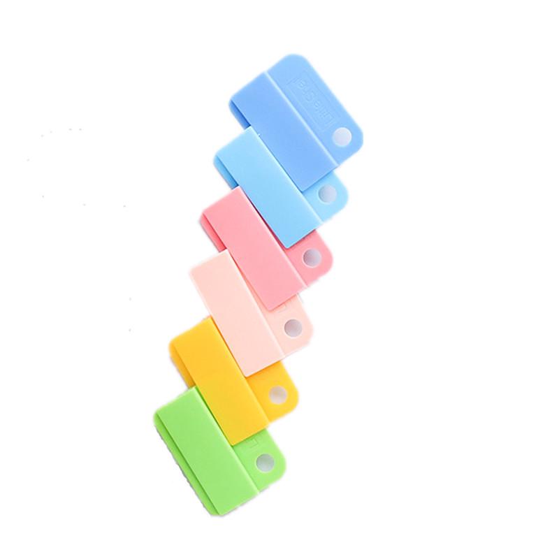 6pcs/lot Cute Paper Clips Kawaii Stationery Notebook Index Holder Journals Planner Clips Bookmarks for Book School Supplies