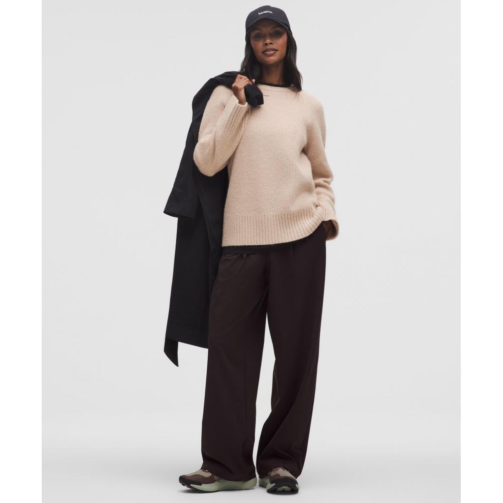 Lululemon Alpaca Blend Crewneck Sweater Crepe