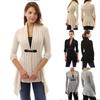 Cozy Women's Cardigan Top With Soft Fleece Fur For Winter Warmth And Style