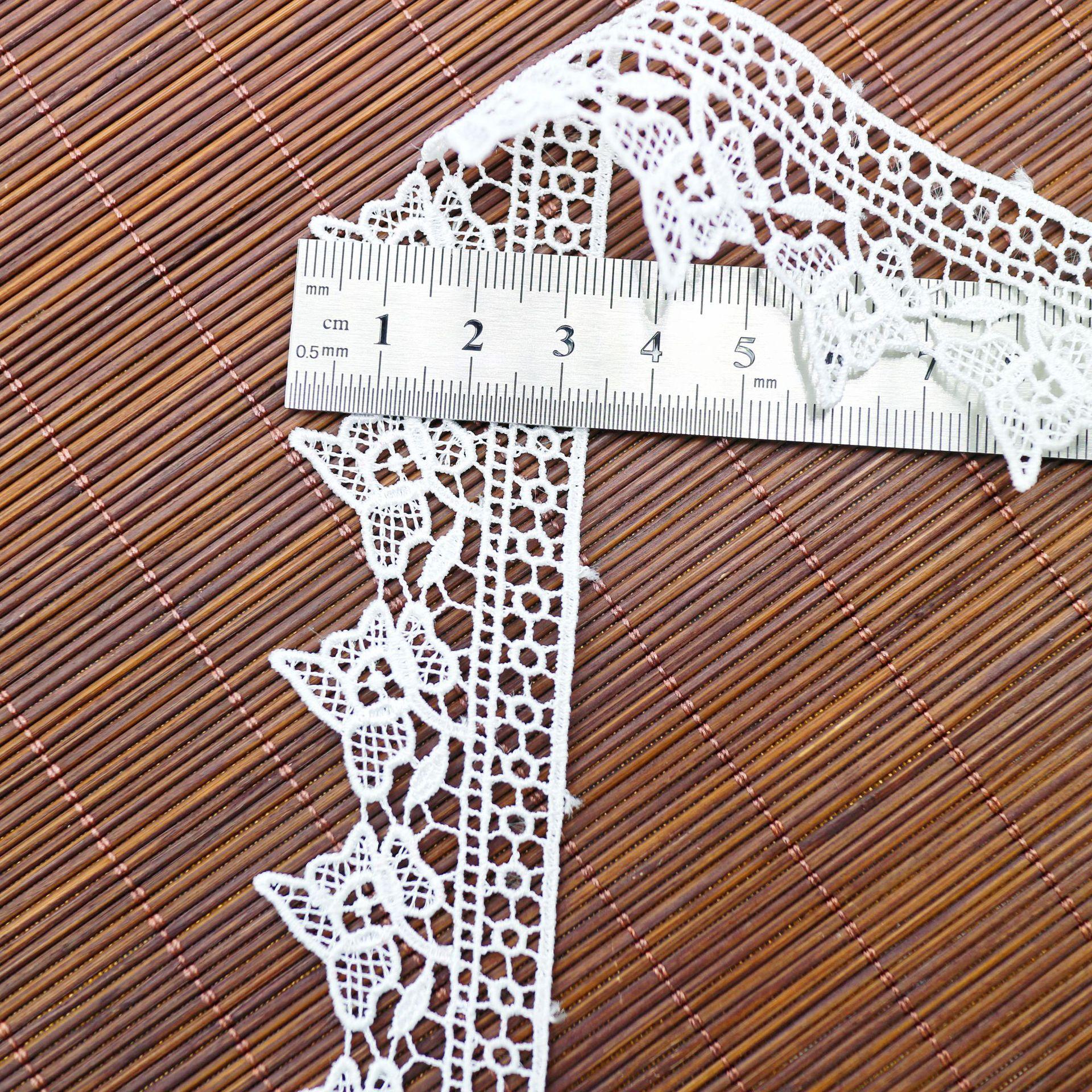 Изысканное Полиэстеровое Водорастворимое Кружево DIY Свадебное Платье Фата Ожерелье Украшения Одежда Сплайсинг Аксессуары HM3254