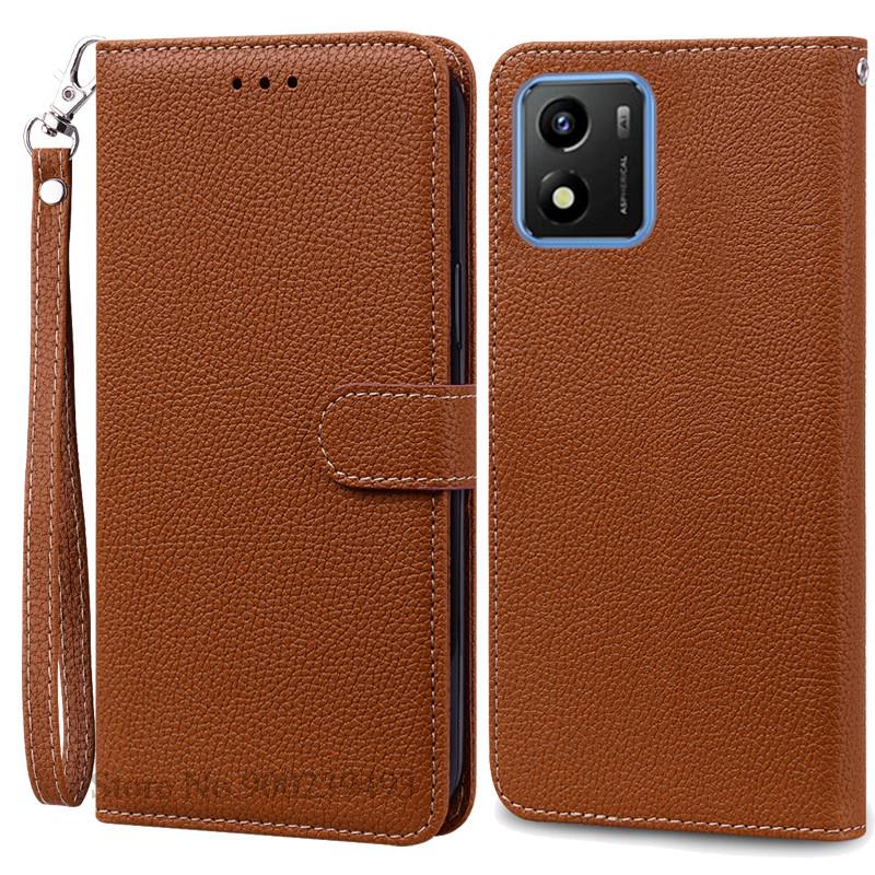 Für Vivo Y01 Hülle Vivo Y15A Y15S Leder Brieftasche Flip Cover Handyhülle Für Vivo Y01 Y 01 V2166 V2120 V2147 V2134 Hülle Fundas