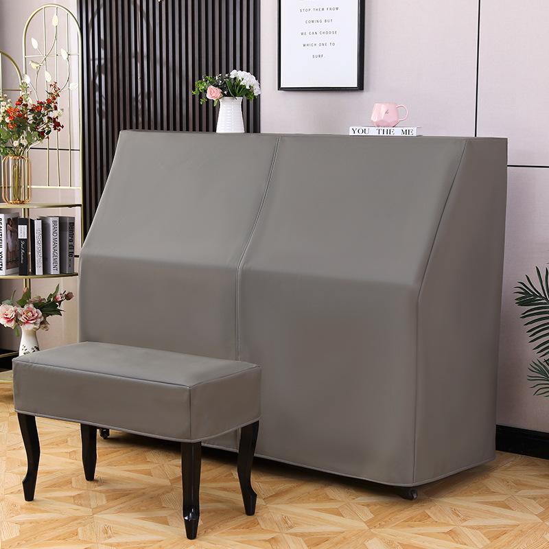 Luxury Modern Full Piano Cover Waterproof Dustproof European Nordic Style Keyboard Cover with Stool Essential