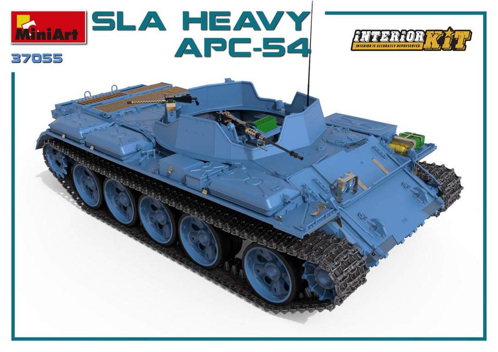 Miniart Scale South Lebanon Army SLA Heavy Tank Full Interior Plastic Model Kit MA37055 1/35 APC-54