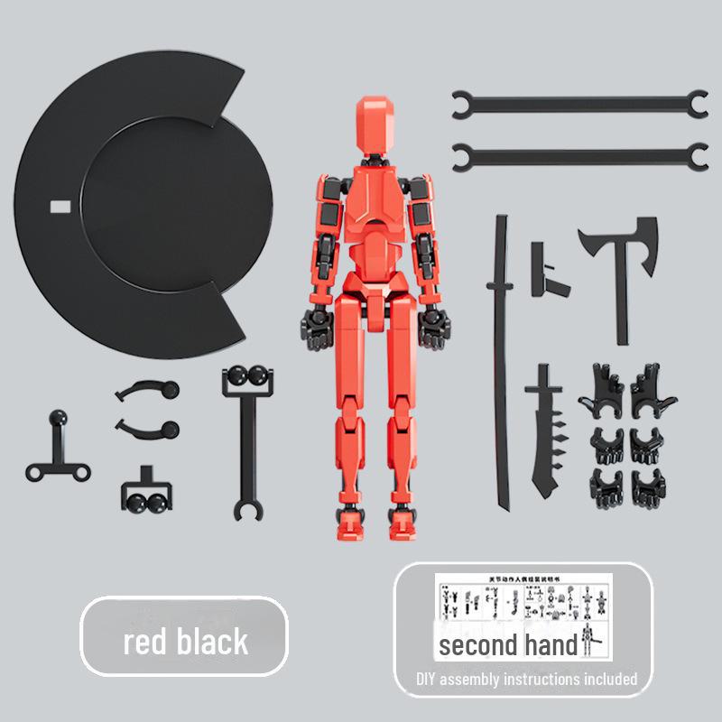 3D Movable Jointed Children's Dolls - Decompression Toy
