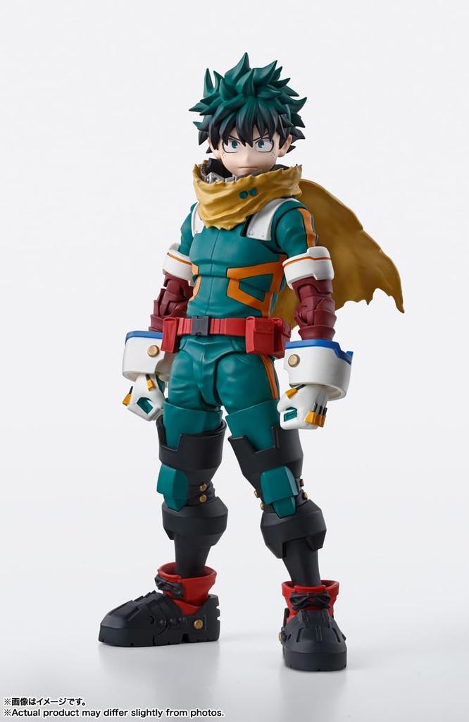 TAMASHII NATIONS My Hero Academia Izuku Approximately PVC ABS Painted Action Figure S.H.Figuarts Midoriya, 140mm, &