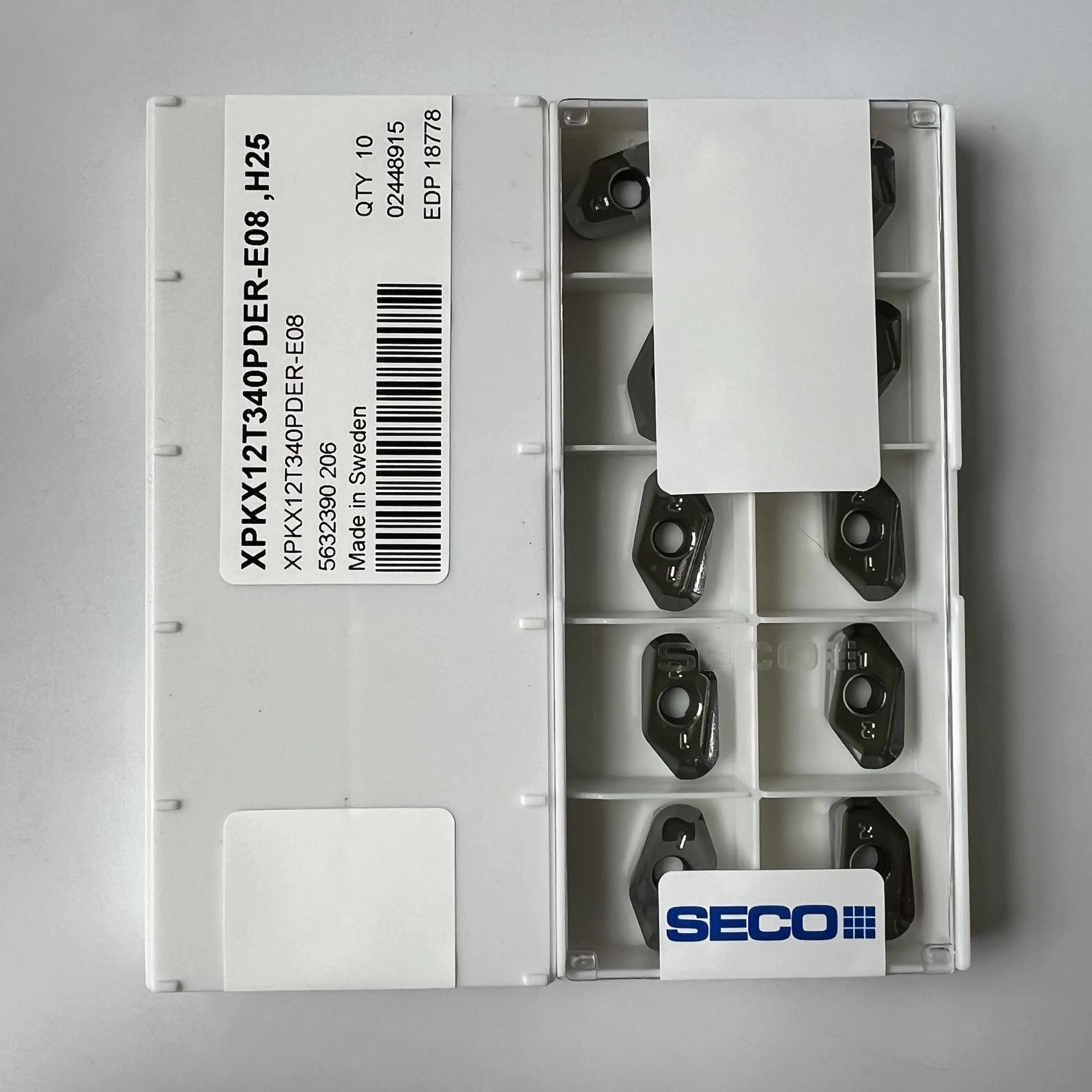 

SECO / XPKX12T340PDER-E08,H25 / Original carbide blade 10 Pcs