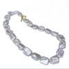 French special-shaped natural baroque pearl necklace women's ins niche high-end sense 11k gold injection OT buckle neck chain trendy