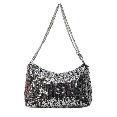 Harujio Sequin Bag, Party Bag for Women, Small Shoulder Bag, Handbag, Chain, Mini Pochette, Sparkly, Wedding Bag, Party Bag, Occasion Bag, Shoulder