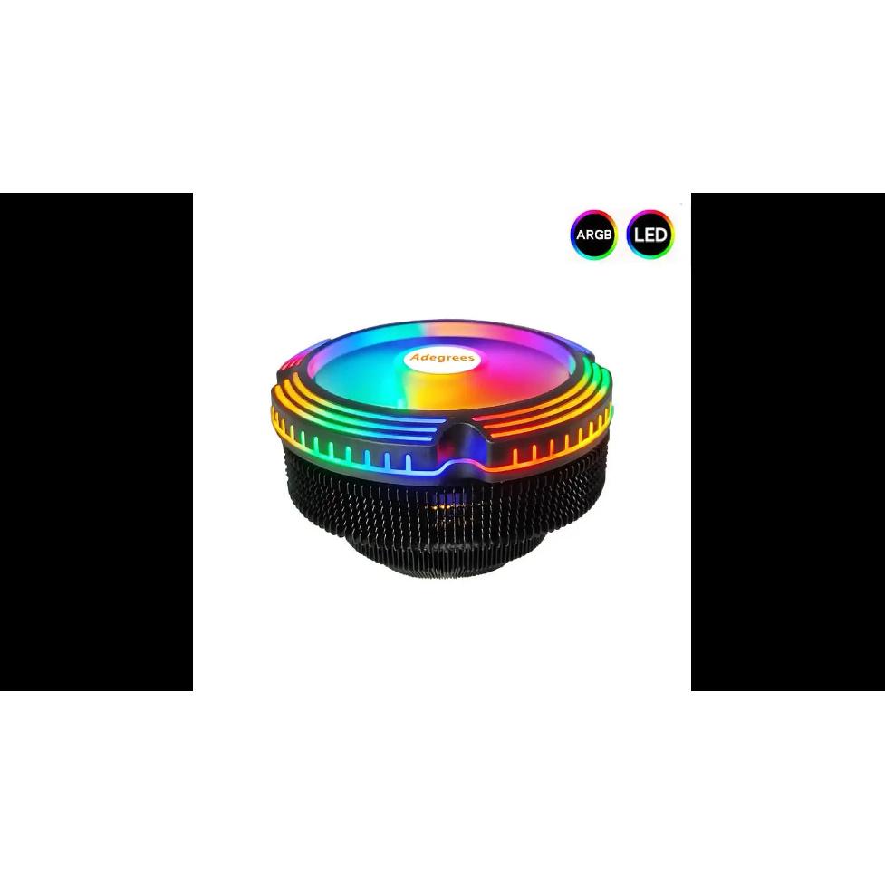 Adegrees B8 120MM CPU Air Cooler 4PIN PWM RGB PC Radiator Fan for Intel 2011 1700 1200 1150 1155 1156 X79 X99 AM3 AM4 Ventilador
