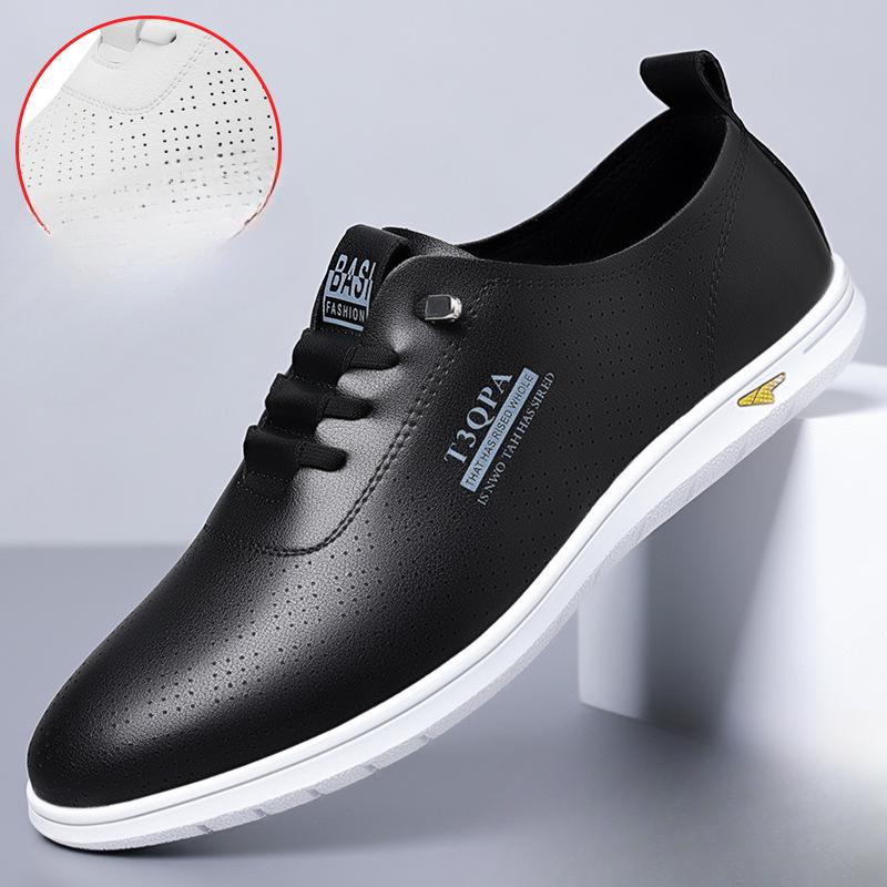 Jesienne Luksusowe Markowe Buty Dla Mężczyzn Skórzane Buty Codzienne Męskie Trampki Letnie Mokasyny Sandały Buty Do Jazdy Mężczyzna