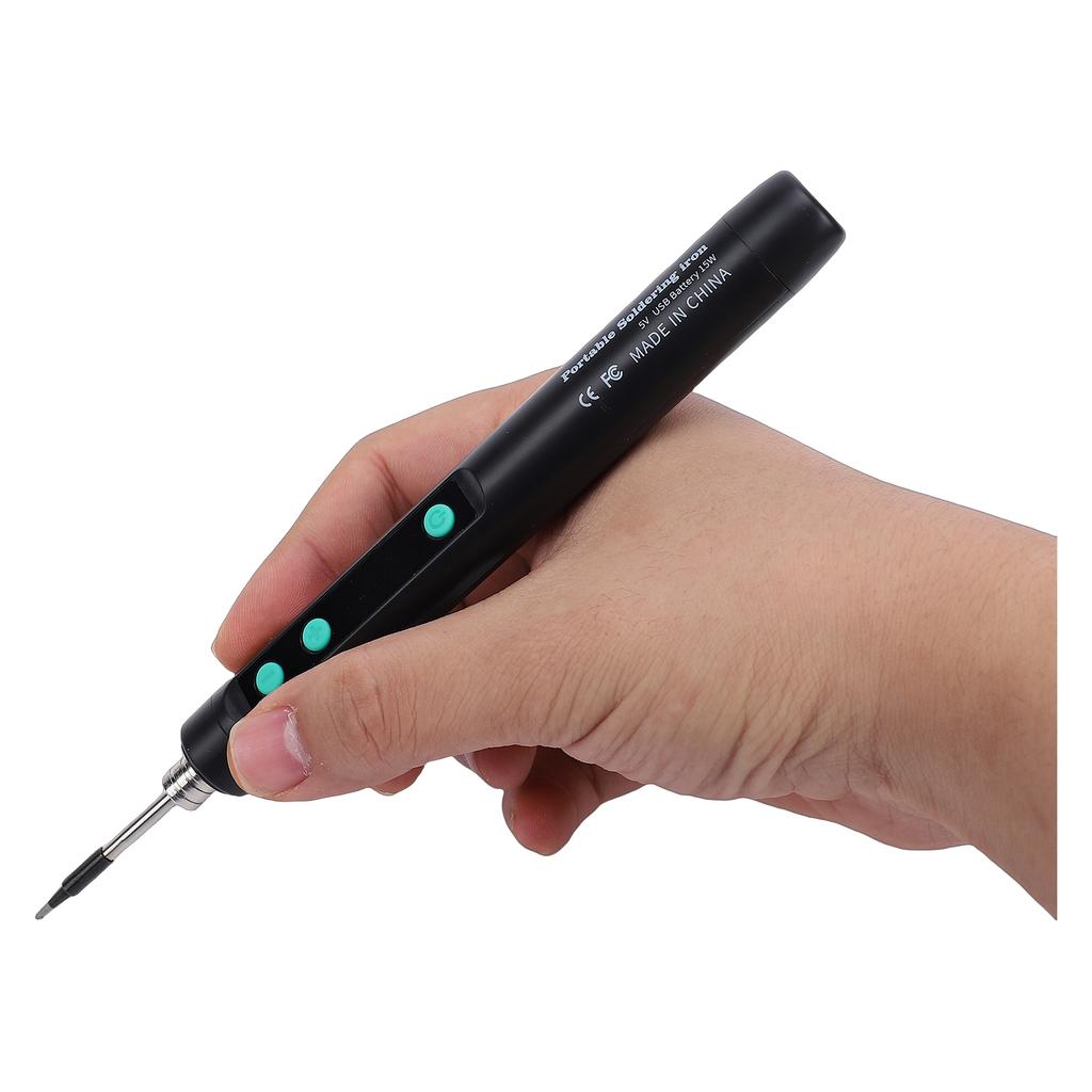 Cordless Soldering Iron Kit Portable Soldering Iron Fast Heats Up USB Rechargeable with Digital Display   Temperature Auto Shut Off for Home