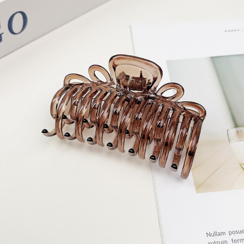 Double-toothed Large Shark Clip Versatile Gradient Hair Clip Back of The Head Updo Hair Clamp, Hair Accessory