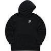 Fila Fusion FOB Series Rainbow Fashion Loose Knit Hoodie Unisex Hoodies Black T11U333207FBK
