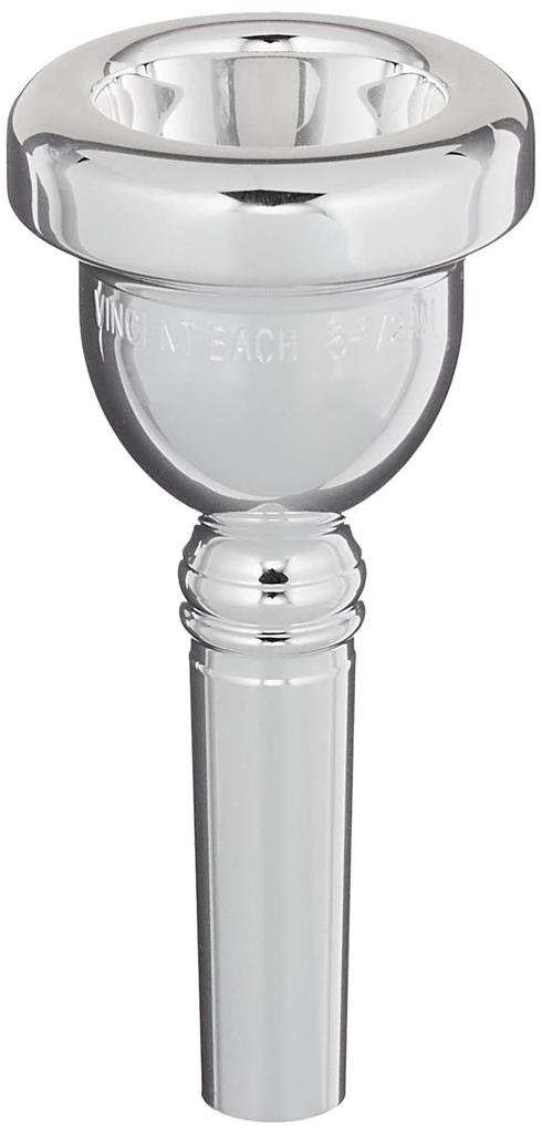 Bach Trombone Mouthpiece 6 12AM, Silver-Plated Finish (for Small Bore)