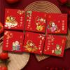 6pcs Cartoon 2026 New Year Red Envelope Cute Horse Traditional Chinese Lucky Money Packet Year of Horse Blessings Lucky Pockets