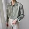 Men's Summer 2025 Lightly Mature Loose Fit Non-Iron Long Sleeve Shirt