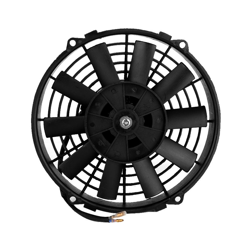 12V 80W 9inch Universal Car Curved Blade Air Conditioner Condenser Electric Cooling Fan