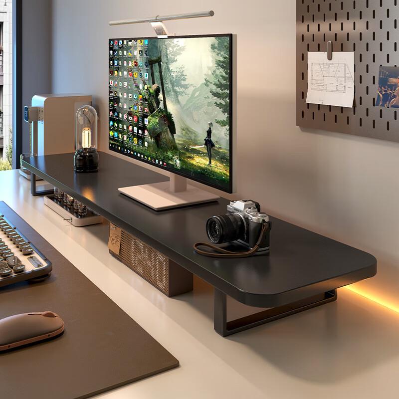 Desktop Monitor Riser with Storage Shelf