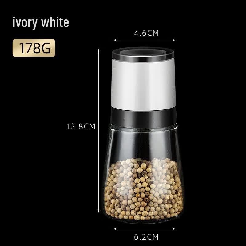 

Ivory White Conical Pepper and Salt Grinder (2-Pack)