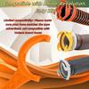 RV Sewer Hose Wrench - 3&4 Inch Male/Female Cap Tool, Fits Camco Rhino/Revolution Hoses, Orange ABS For Cleanout Plugs - Easy Tall/Remove 2 PCS