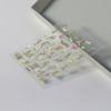 Nail Art Stickers, Flower Fairy Glitter Decals Premium Flatback Manicure Stickers, Colorful Butterfly Fairy Nail Decals