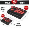 Y02 Arcade Joystick for PS4/PS3/Xbox One/Switch OLED/Android/iOS Wired Wireless Street Fighter Controller W Macro/Turbo Function