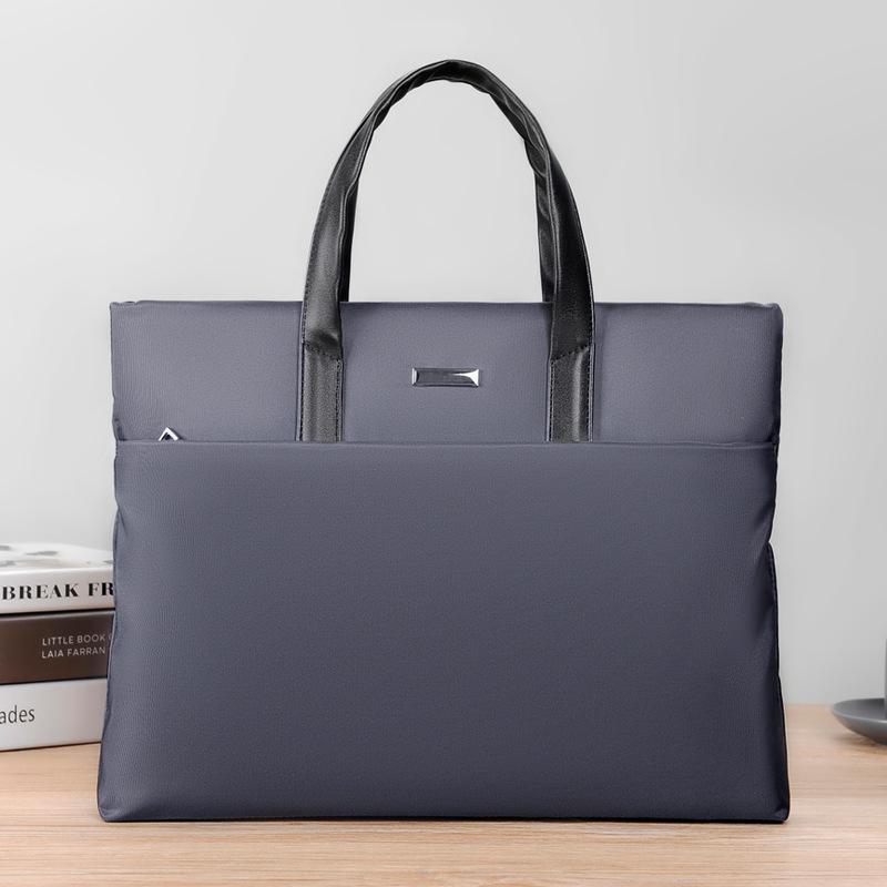 

Men s Large Capacity Cross-Border Fashion Minimalist Briefcase and Business Laptop Bag синій