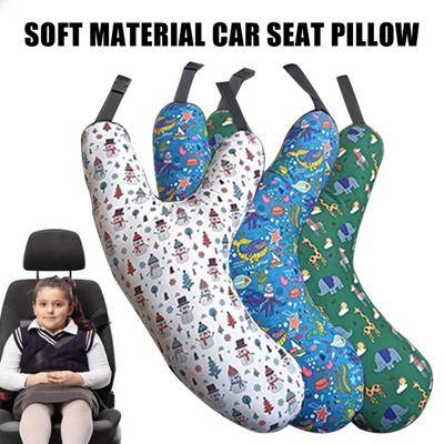 Travesseiro de viagem para carro, suporte para cabeça e corpo para adultos e crianças, assento traseiro do carro