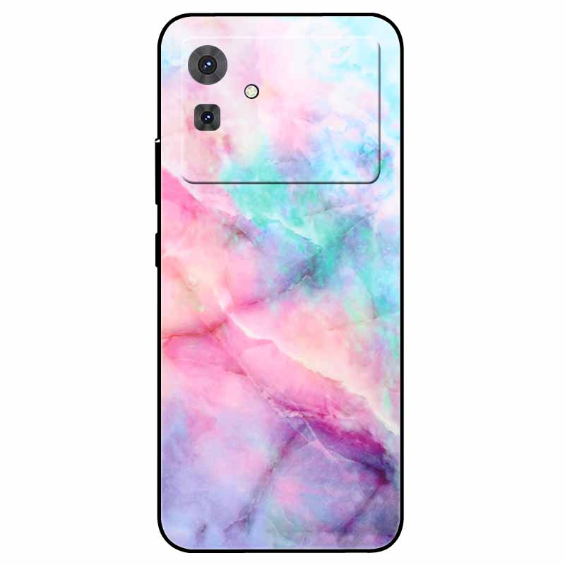 For Cubot Note 21 Case Flower Marble Silicon TPU Soft Phone Bag Cover for CUBOT Note 21 2023 COOL Printing Fundas for Note21