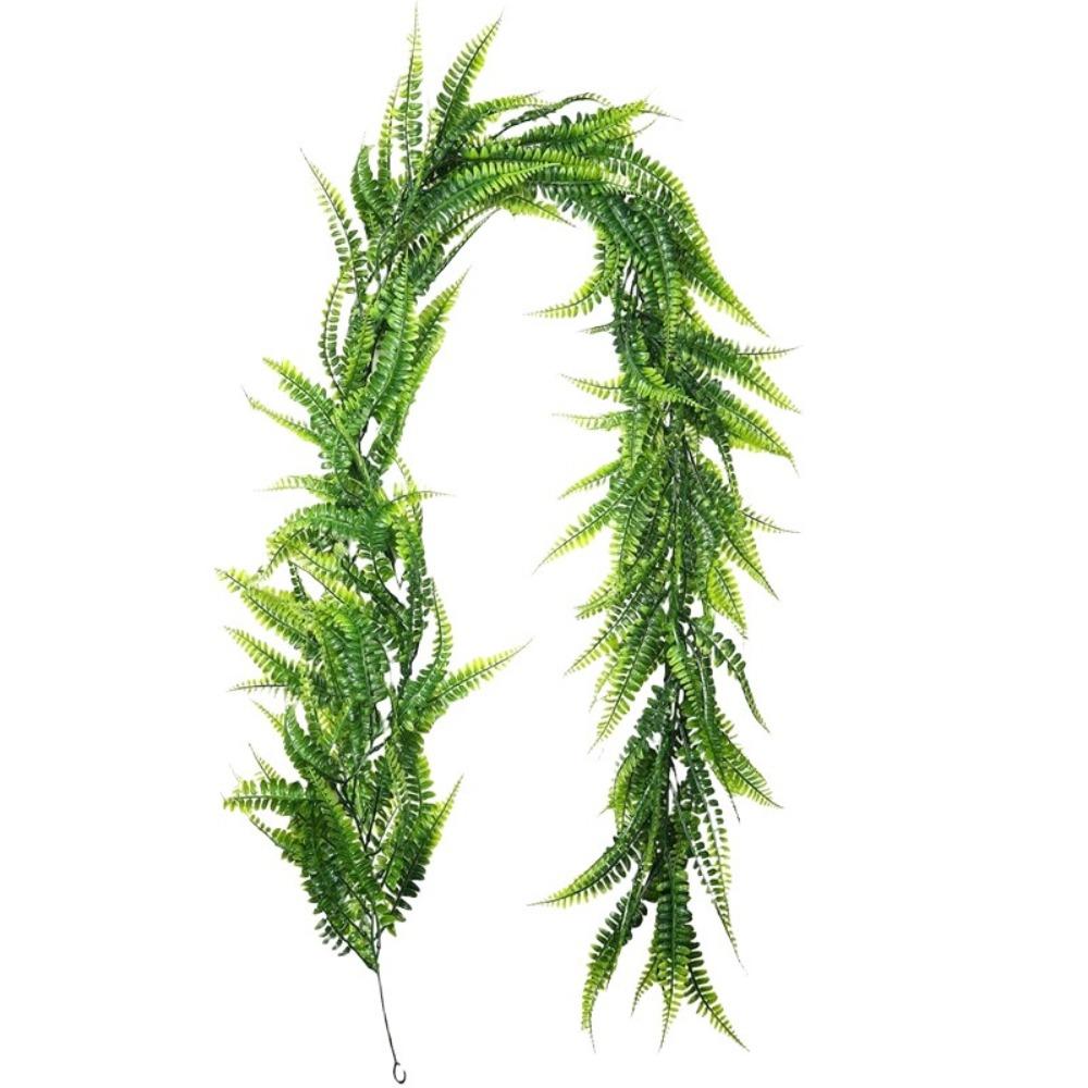 Plastic Artificial Persian Fern Vines 180CM Length Hanging Ivy Vines  Indoor Home 180cm/70.8inch