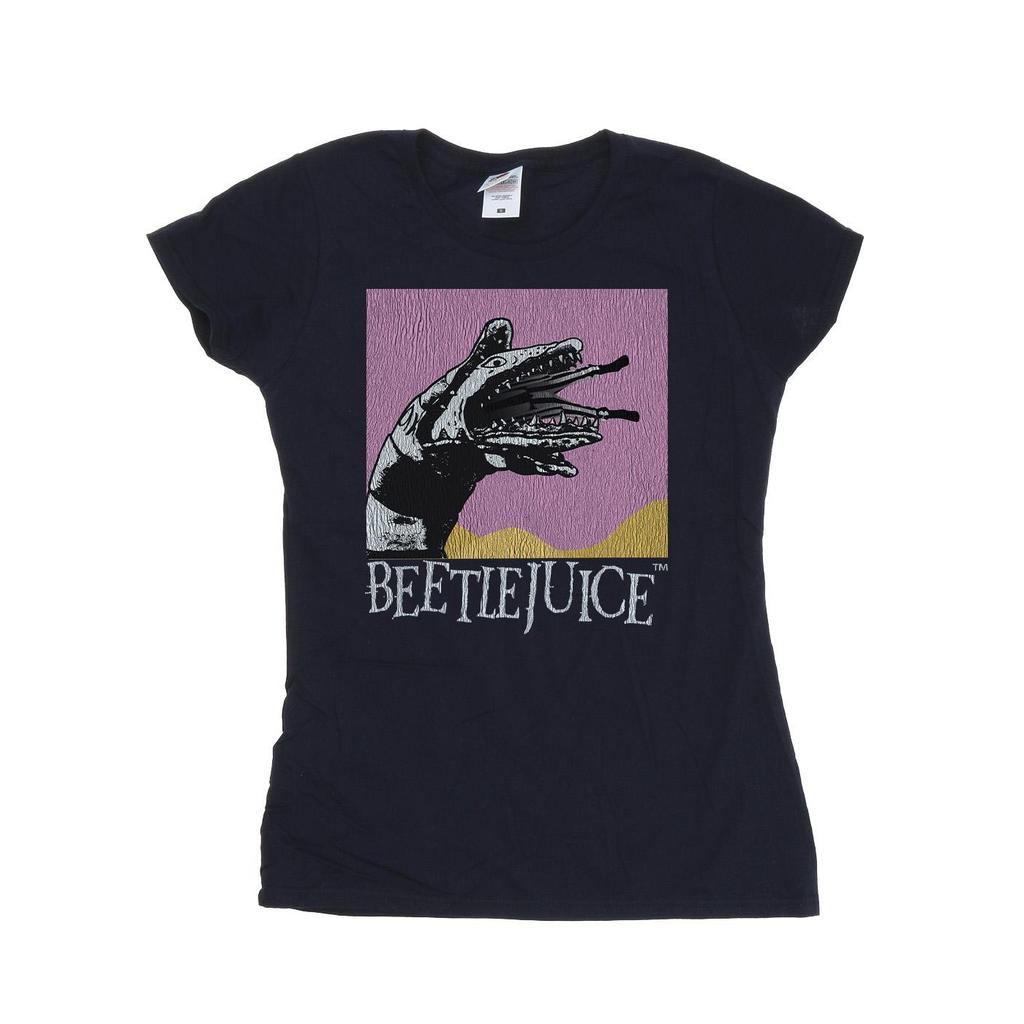 Beetlejuice Damen/Damen Sandwurm Schlange Baumwoll-T-Shirt