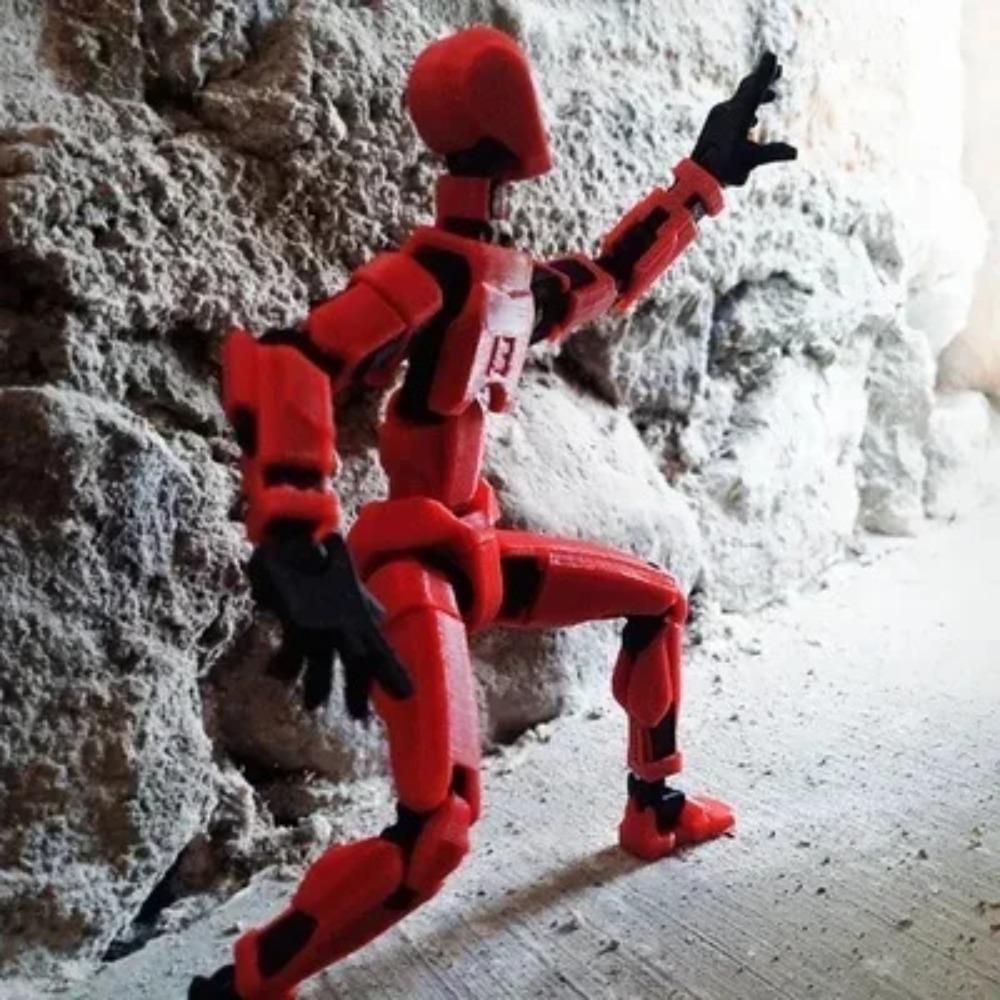 Multi-Jointed Movable Shapeshift Robot Lucky 13 Figure Toys 3D Printed Mannequin Dummy Figure Kids Adults Parent-children Game
