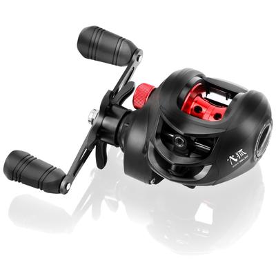 SANLIKE Baitcasting Double Axis Sea Super Strong Magnetic Aluminum Gear Ratio Drag Force Bass Lightweight For Both Sea and Freshwater Fishing Body