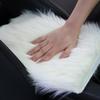 Winter Car Armrest Cushion 30x20cm Car Arm Rest Box Artificial Wool Warm Non-slip Long Plush Cover Pad Car Interior Accessories