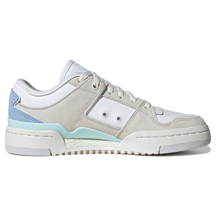 Adidas Originals Forum Luxe Low Trendy Slip Resistant Durable Low Top Skate Shoes Women Sneakers White Blue HQ6269