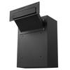 Through The Wall Drop Box 13x7x17" Mailbox with Combination Lock Black
