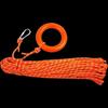 Frânghie de salvare reflectorizantă plutitoare de 12 mm cu inel plutitor, 100 m