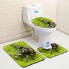 Animal Floor Mat Bathroom Mat Toilet Three-Piece Set