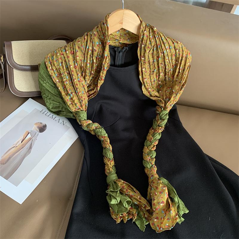Luxury Brand Autumn Cotton Pashmina Shawl Lady Wrap Warm Winter Scarves Design Print Female Foulard Beach Stoles Scarf