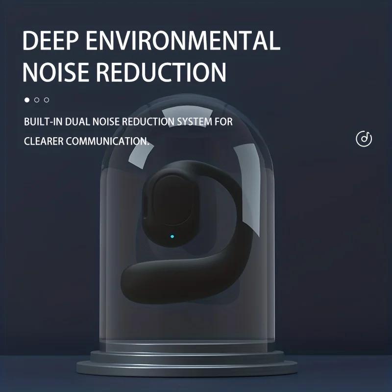 Wireless Bluetooth Headset Full Open Headphones Air Conduction Ear Hook Earphones Handsfree Noise Canceling Audifonos Sports