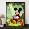 Disney Mickey Mouse reading a fairytale book 5D handmade diy diamond painting, home wall decoration