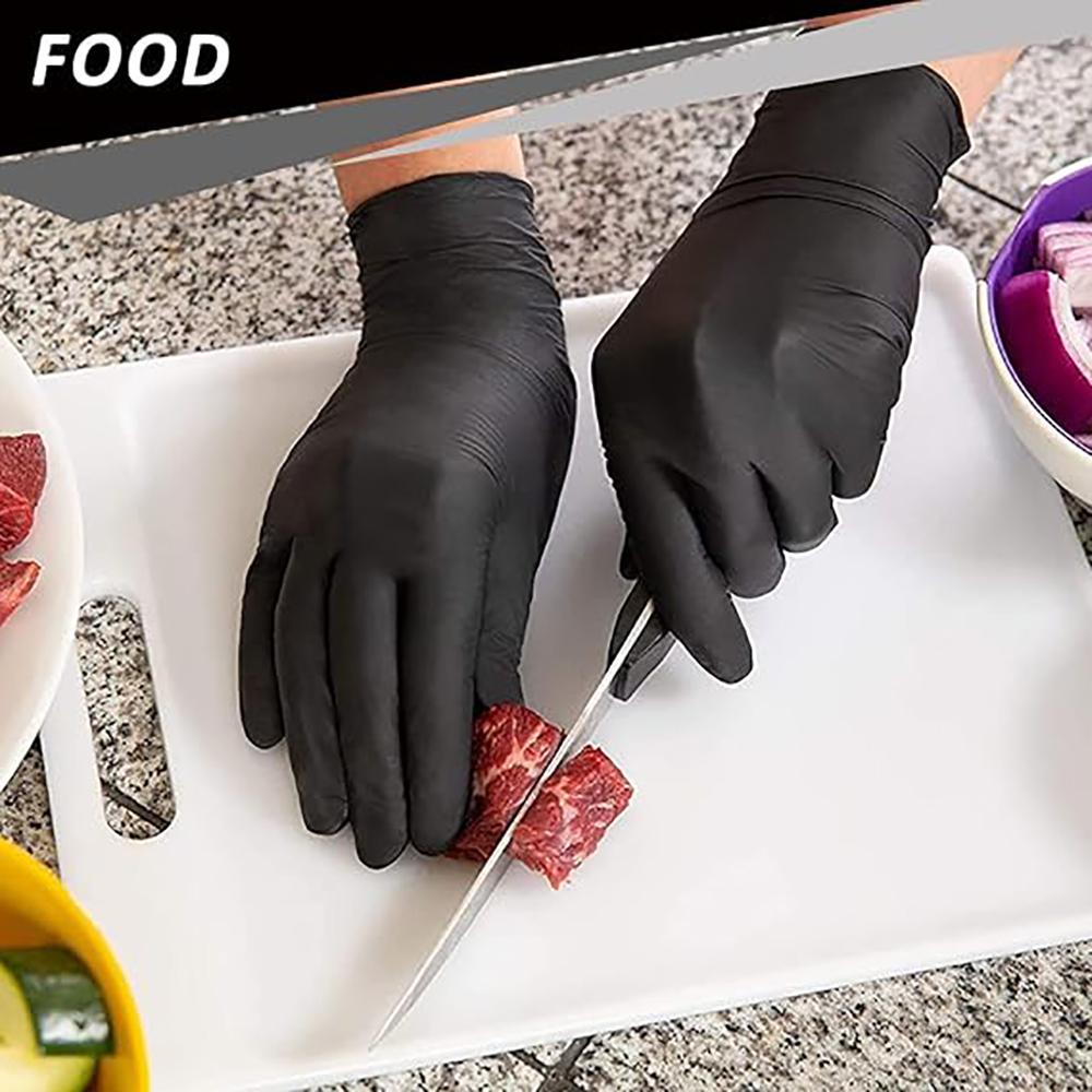 Boxed Disposable Food Grade Composite Nitrile Gloves, Oil Resistant Cosmetic Hair Dye Dental Gloves. Zwq