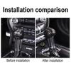 Carbon Fiber ABS Gear Shift Knob Cover Decor Trim Bezels For Ford Mustang 2015+