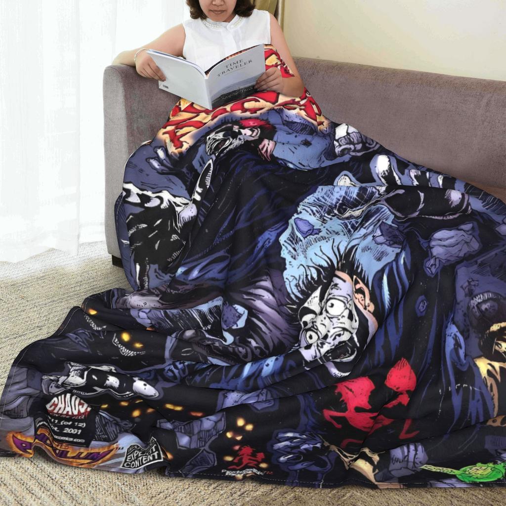 Insane Clown Posse Modern Music Band Warm Blanket Boy Girl Plush Throw Blanket Graphic Couch Chair Flannel Bedspread Bed Cover