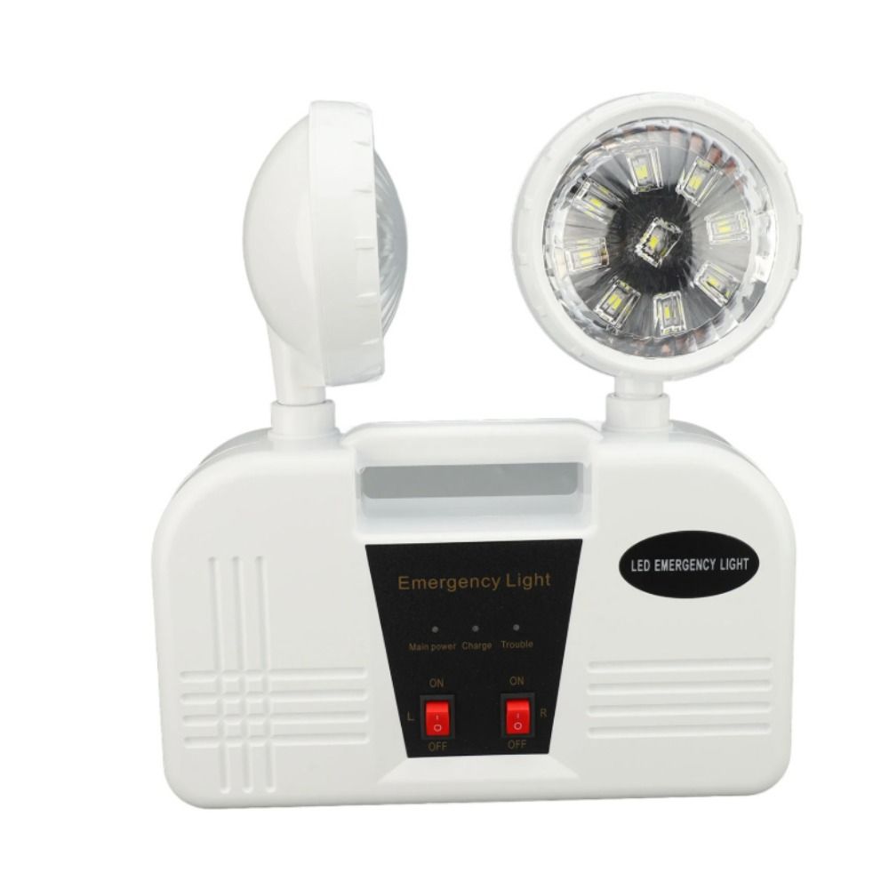 LED Double Head Emergency Exit Light IP30 Emergency LED Emergency Evacuation Lamp Double Head Wall Lamp