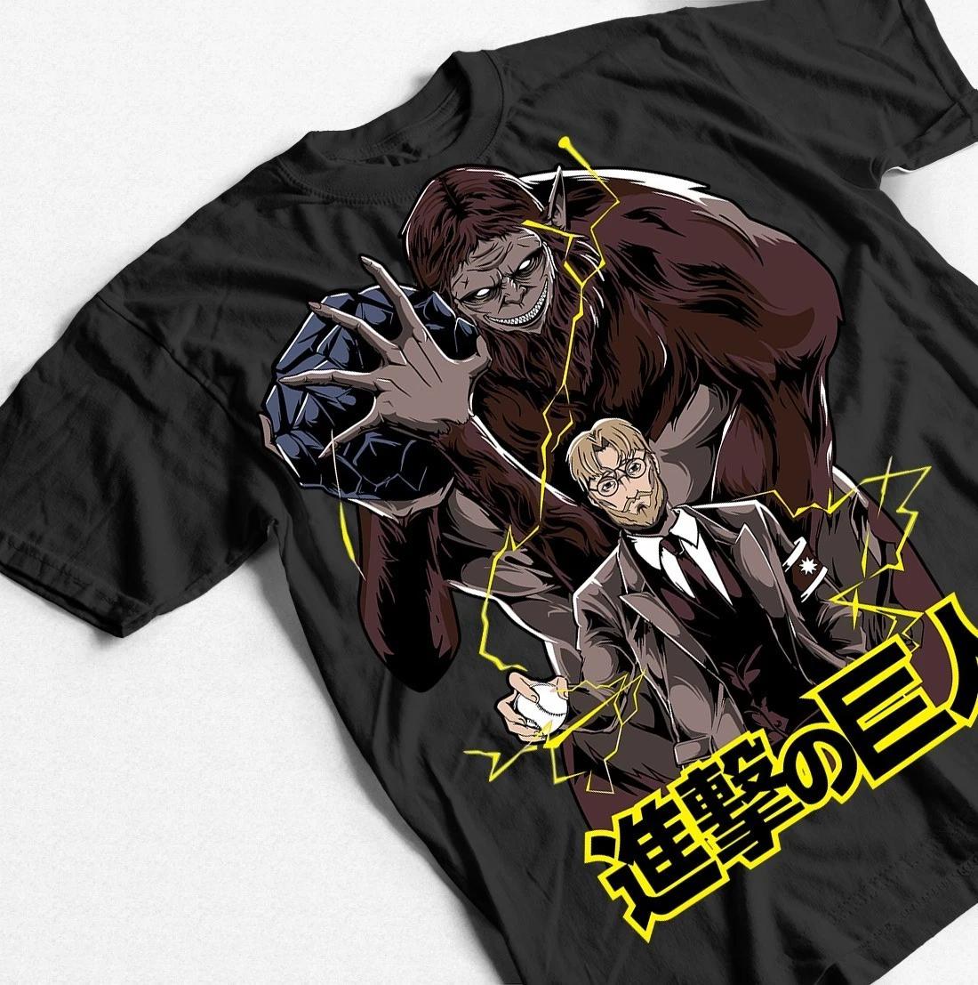 

Eren Yeager T-Shirt Shingeki No Kyojin Attack on Titan Black Shirt Tee All Size 4XL