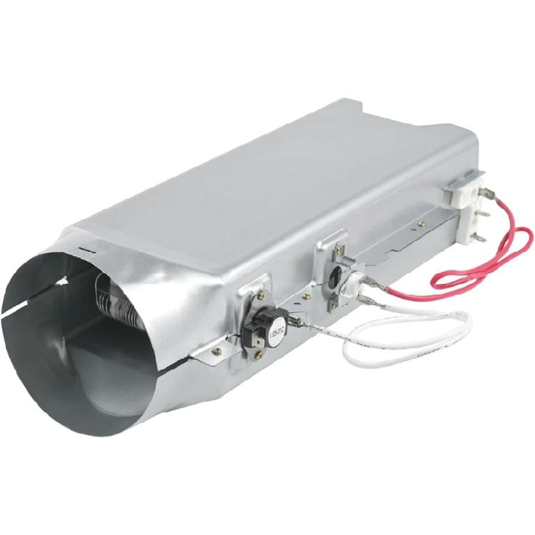 Dryer Repair Heating Assembly 5301EL1001A Replacement with Metal Housing, Terminal Wire Layout and Single Set Coverage for Heater Service