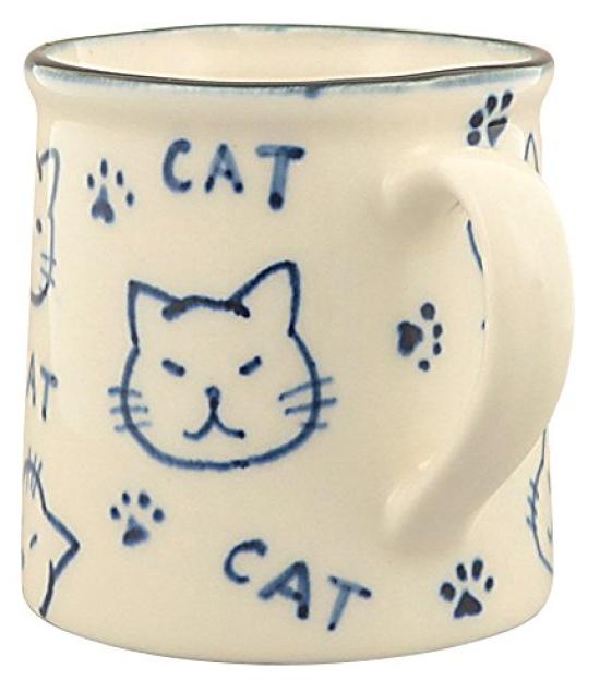 Banko Ware "Perfect for Breakfast" Mug, CAT, Made In Japan, 14255