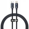 Kabel przewód USB-C / Typ-C - Lightning / iPhone 1,2m Baseus Crystal CAJY000201 z obsługą szybkiego ładowania 20W PD